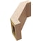 Ekena Millwork 5-inch W x 8-inch D x 8-inch H Burlington Rough Cedar Woodgrain TimberThane Knee Brace, Primed BRCUR05X08X08BURRCPR - alternate 4